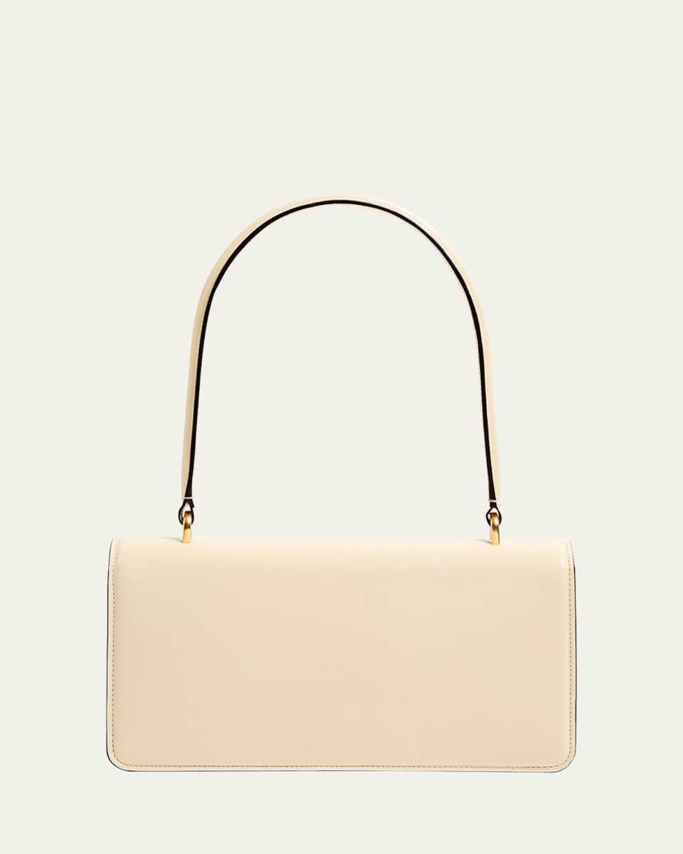 Vain VLOGO Leather Top-Handle Bag
